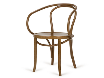 B-1840 - Beech chair with armrests by Paged