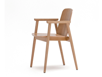 B-PROP-4390 - Beech chair with armrests by Paged