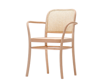 BENKO B-8120 - Beech chair with armrests by Paged