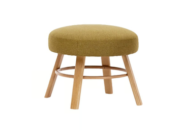 K2 C-2220 - Low upholstered wooden stool by Paged