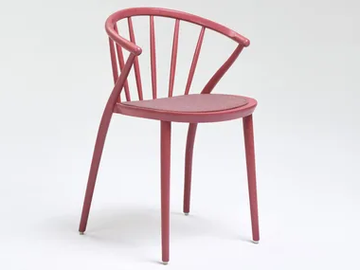 SUDOKU FILO - Beech chair with armrests by Paged