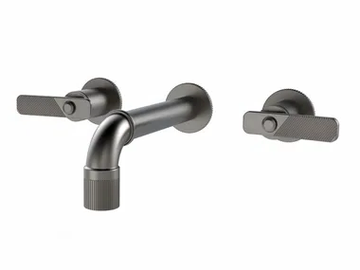 INDUSTRIAL GAS 79325710 - 3 hole wall-mounted washbasin mixer by PALAZZANI