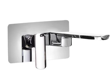 MIS 56321310 - Wall-mounted washbasin mixer with plate by PALAZZANI