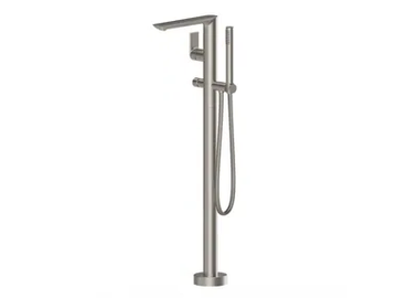 MONTECARLO 80117910 - Floor standing single handle bathtub mixer with hand shower by PALAZZANI