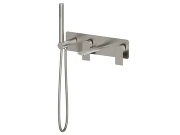 MONTECARLO 80139710 - Recessed 4 hole bathtub mixer with hand shower by PALAZZANI