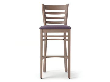 AMERICA 491A.i2 - High beech stool with integrated cushion by Palma