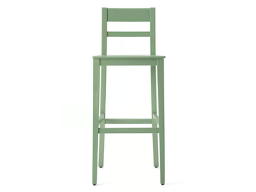 CORINNE 490EI.u2 - High beech stool with back by Palma