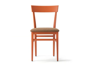 MILANO 47C.i2 - Beech chair with integrated cushion by Palma