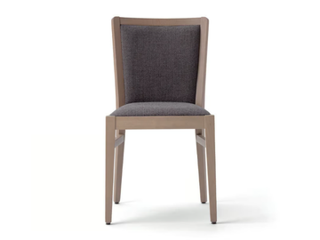 MOMA SOFT 472H.I1 - Upholstered beech chair by Palma