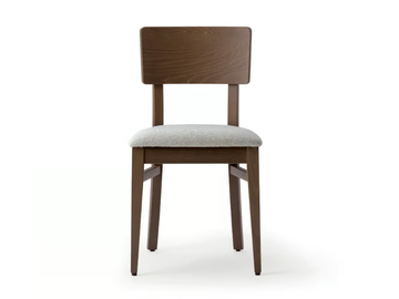 RETRÒ 47K.i2 - Beech chair with integrated cushion by Palma
