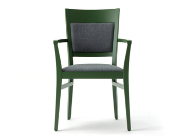 SOUL 472BP.i1 - Upholstered beech chair with armrests by Palma