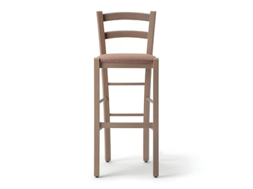 VENEZIA 42AA.i1 - High beech stool with back by Palma