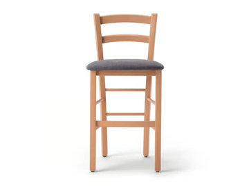 VENEZIA 42AB.i2 - High beech stool with back by Palma