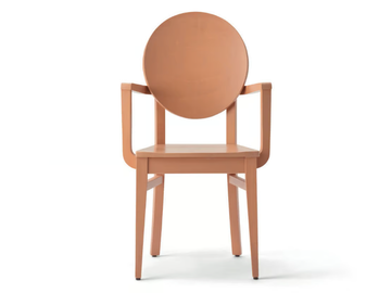 WOODY 49WP.m2 - Medallion beech chair by Palma
