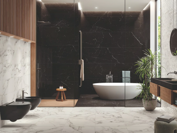 ETERNITY - Porcelain stoneware wall/floor tiles with marble effect by Panaria Ceramica