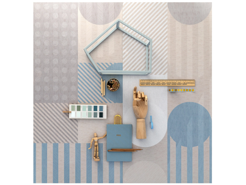 SHAPES - Indoor porcelain stoneware wall tiles by Panaria Ceramica