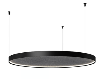 ARENA ACOUSTIC - LED acoustic extruded aluminium pendant lamp by PANZERI