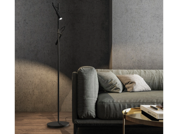 TUBINO - LED adjustable aluminium floor lamp by PANZERI