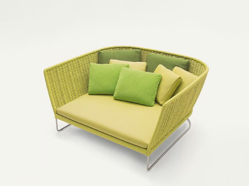 AMI - 2 seater garden sofa by Paola Lenti