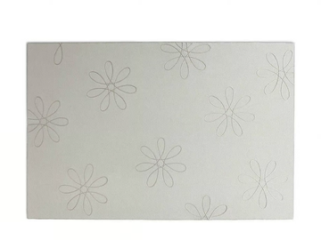 FLOWER - Rectangular felt rug with floral pattern by Paola Lenti