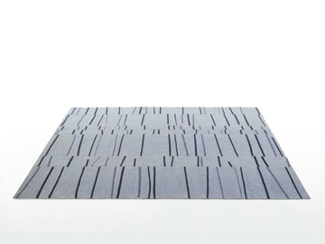 GRAFFITO - Striped felt rug by Paola Lenti