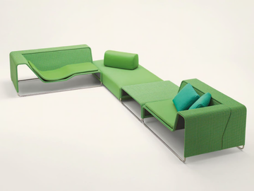 ISLAND - Sectional modular garden sofa by Paola Lenti