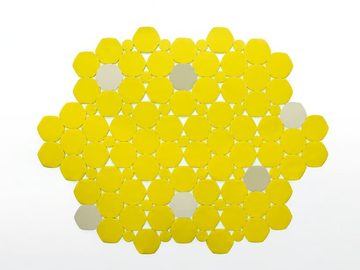 PRISMA - Felt rug with geometric shapes by Paola Lenti