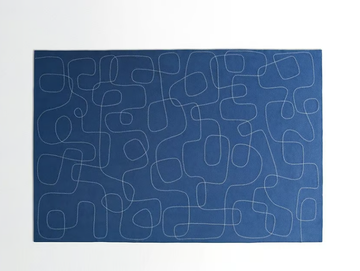 SCRIPT - Patterned felt rug by Paola Lenti