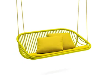 SWING - 2 Seater synthetic fibre garden hanging chair by Paola Lenti