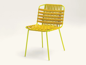 TELAR - Synthetic fibre garden chair by Paola Lenti