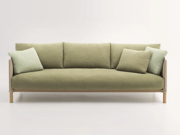 VESPUCCI - Fabric garden sofa with removable cover by Paola Lenti
