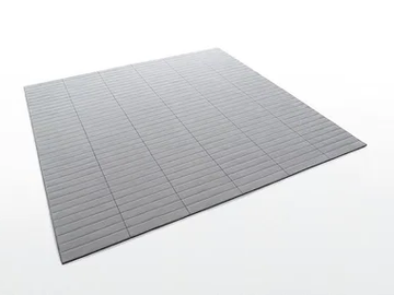 YARD - Square felt rug by Paola Lenti