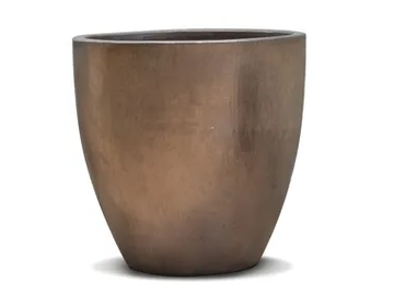 MOSTER BRONZE - Handmade terracotta garden vase by PAOLELLI GARDEN