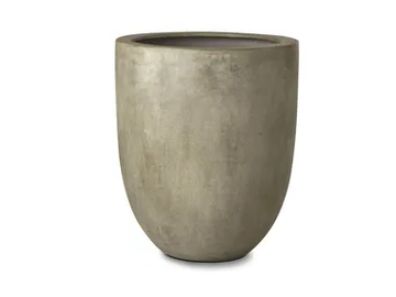 NEW YORK CONCRETE LITE - Garden vase in Fiber Clay by PAOLELLI GARDEN