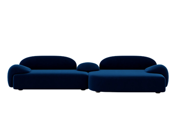 AMA - Sectional fabric sofa by Paolo Castelli