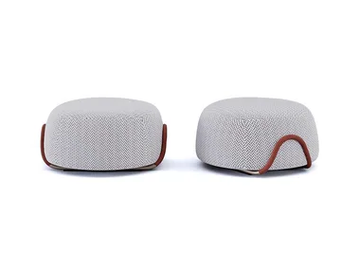 BABOU - Fabric garden pouf by Paolo Castelli