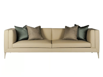 ELEGANCE - 3 seater leather sofa by Paolo Castelli