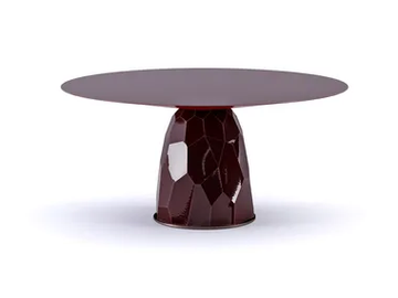 GRIETA - Round ceramic table by Paolo Castelli