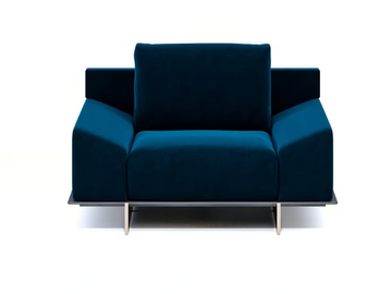 IPANEMA - Fabric armchair with armrests by Paolo Castelli