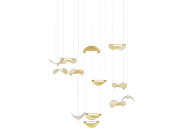 MANTA - Modular Murano glass pendant lamp by Paolo Castelli