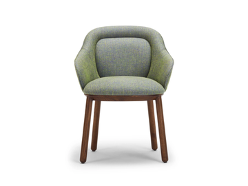 ANKARA - Fabric armchair with armrests by Papell Design