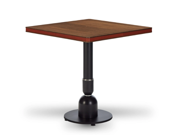 LURE - Square wooden and metal table by Papell Design