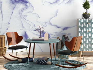 MARBLED INK - Panoramic wallpaper by PaperMint