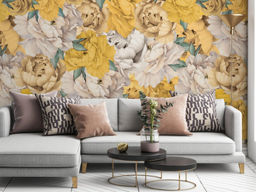 PAEONIA - Panoramic wallpaper by PaperMint
