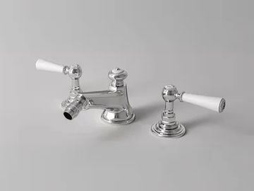 ASTAIRE - 3 hole countertop bidet tap with individual rosettes by Park Avenue