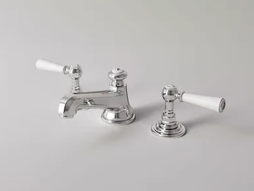 ASTAIRE - 3 hole countertop washbasin tap with individual rosettes by Park Avenue