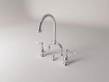 BEATRICE - 3 hole countertop bridge mixer by Park Avenue