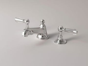 BEATRICE - 3 hole countertop washbasin tap with automatic pop-up waste by Park Avenue