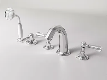 BEATRICE - 5 hole bathtub set with hand shower by Park Avenue