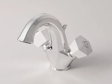 BIANCA - Countertop 1 hole washbasin tap with automatic pop-up waste by Park Avenue